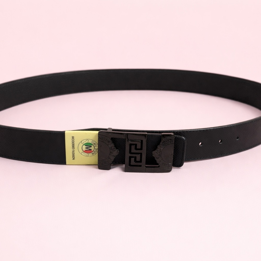 Italian style Black Belt for Men